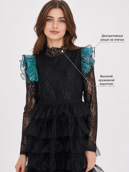 Elphaba Wicked Cosplay Dress, Black