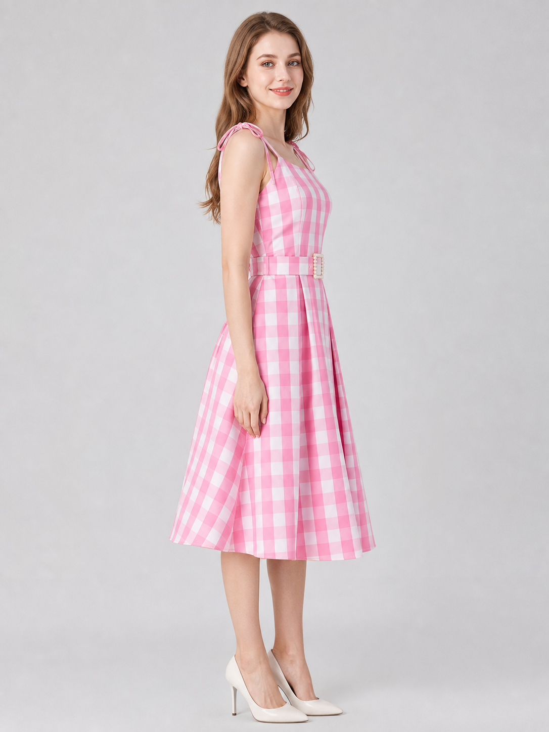 Barbie Plaid Costume with Dress and Accessories