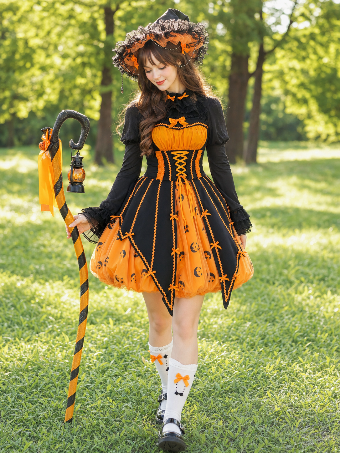 Halloween Gothic Lolita Witch Dress
