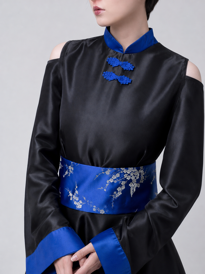 Chinese-style zombie costume, cosplay dress front close-up view 3