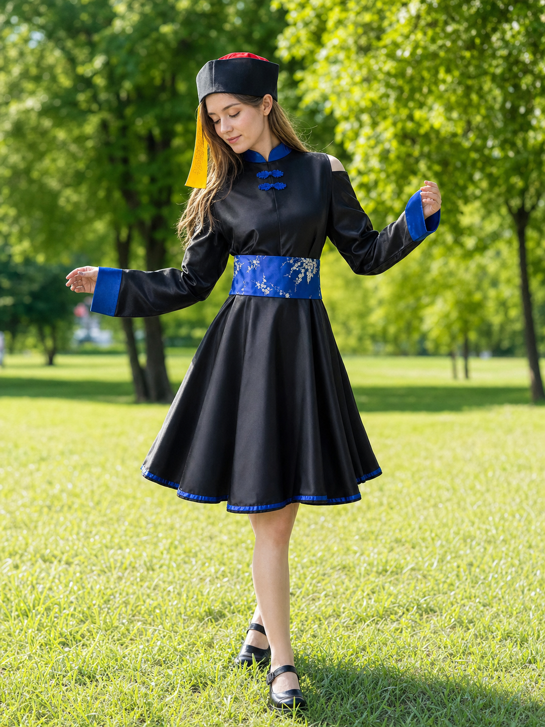 Chinese-style zombie costume, cosplay dress