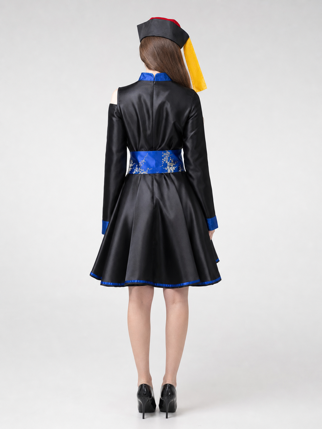 Chinese-style zombie costume, cosplay dress back view 2