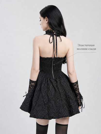 Gothic Lace Corset Halloween Costume Dress