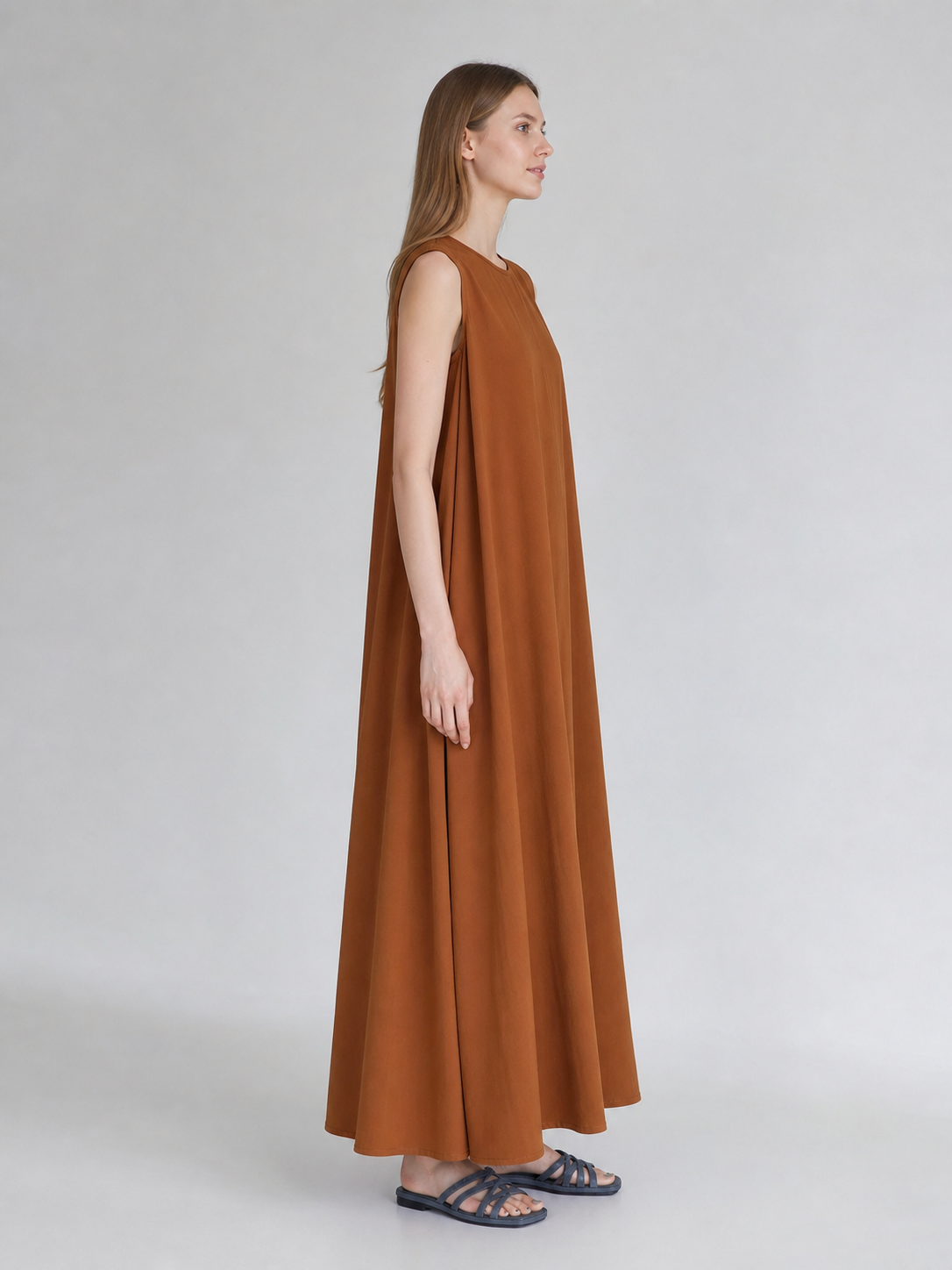 Korean Chic Long Loose-Fit Sundress