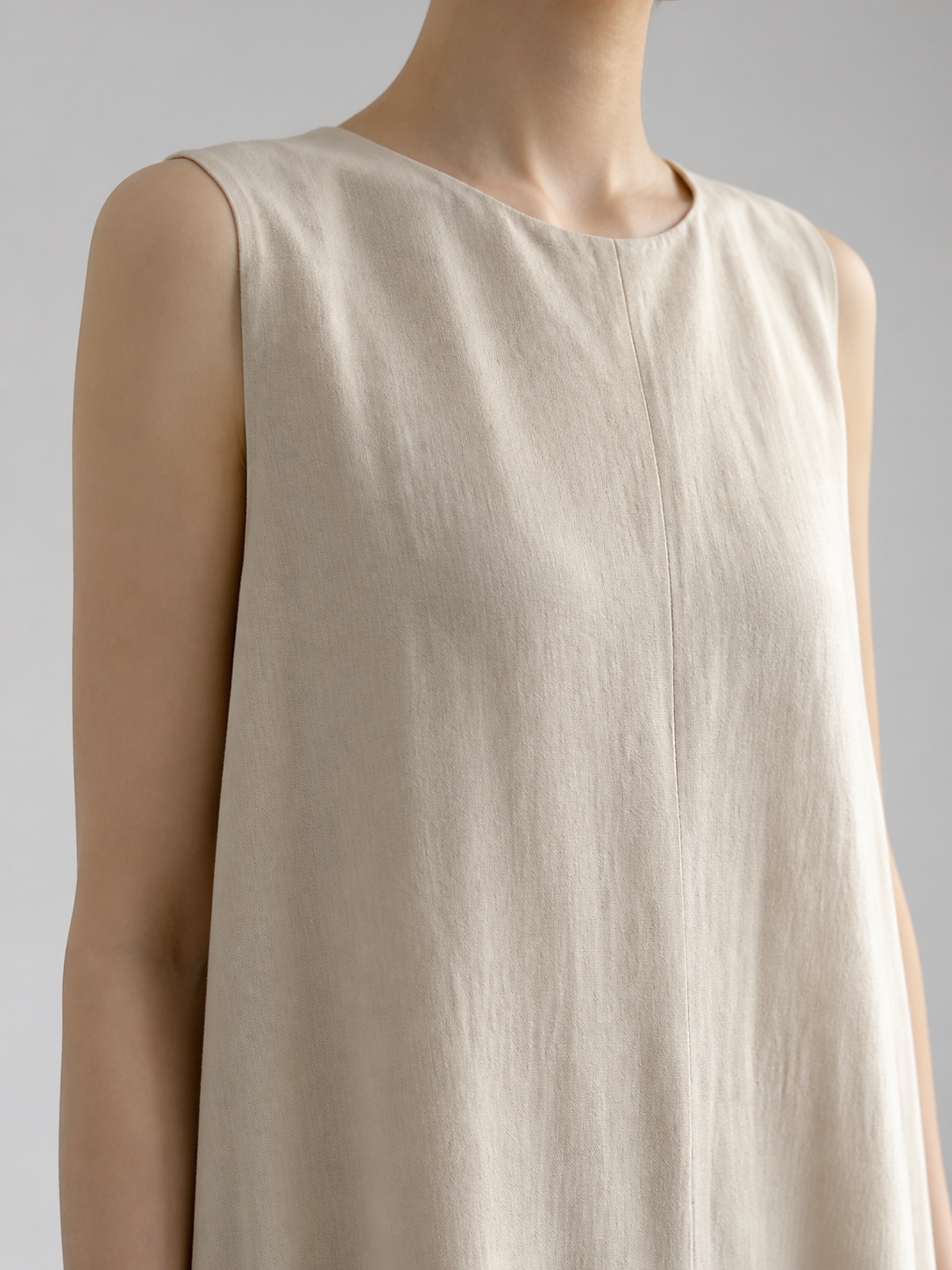 Sleeveless Maxi Dress, Relaxed Fit