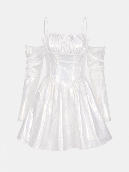 Zombie Bride Halloween Costume, White Dress