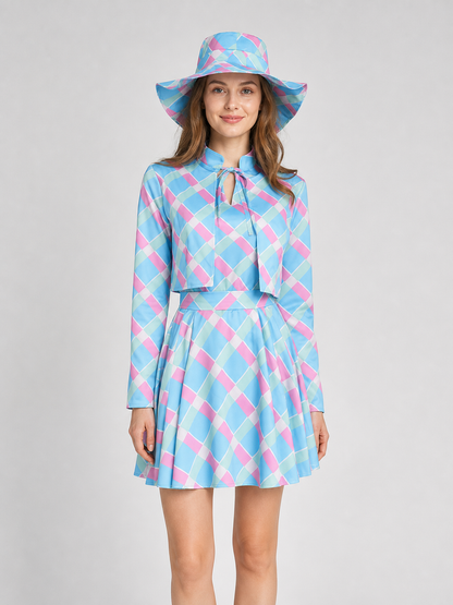 Barbie Cosplay Costume: Dress, Hat, and Belt