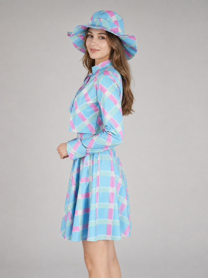 Barbie Cosplay Costume: Dress, Hat, and Belt