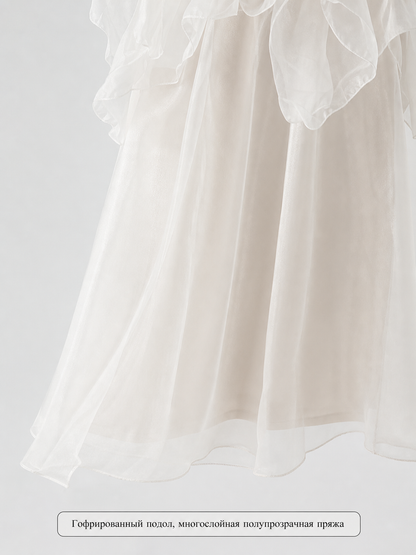 Angel costume for cosplay, white set with wings