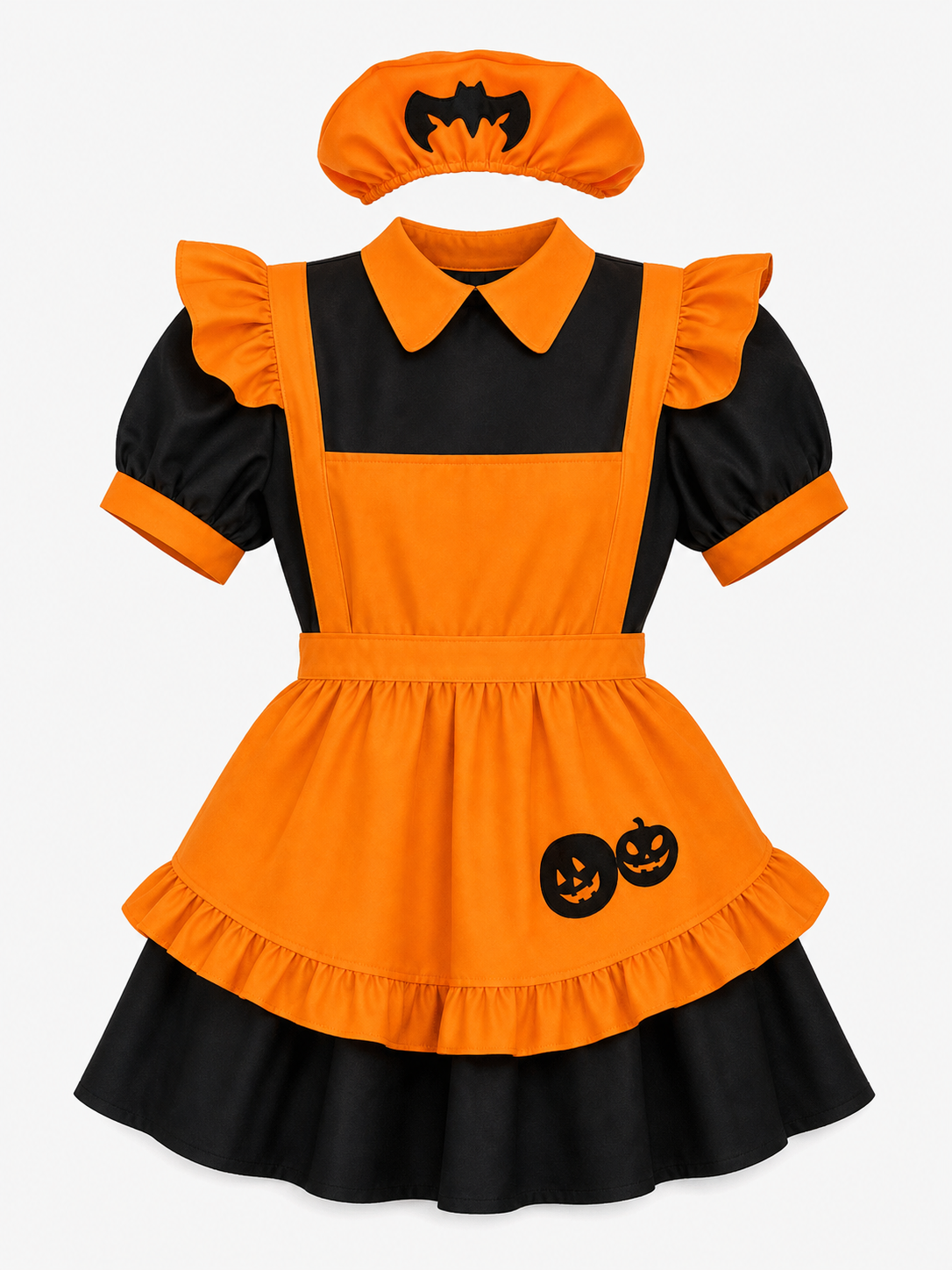 Women's Pumpkin Halloween Dress Costume, Lolita