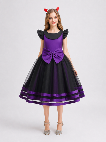 Girls' Halloween Pumpkin Dress Costume