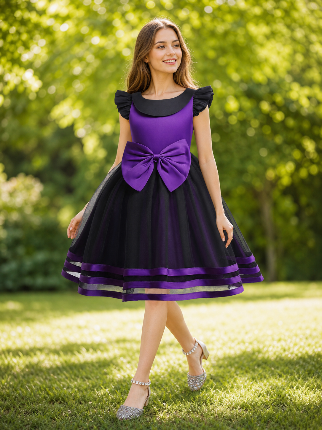 Girls' Halloween Pumpkin Dress Costume