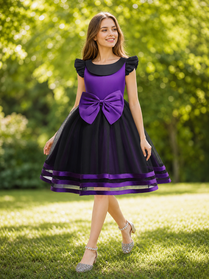 Girls' Halloween Pumpkin Dress Costume