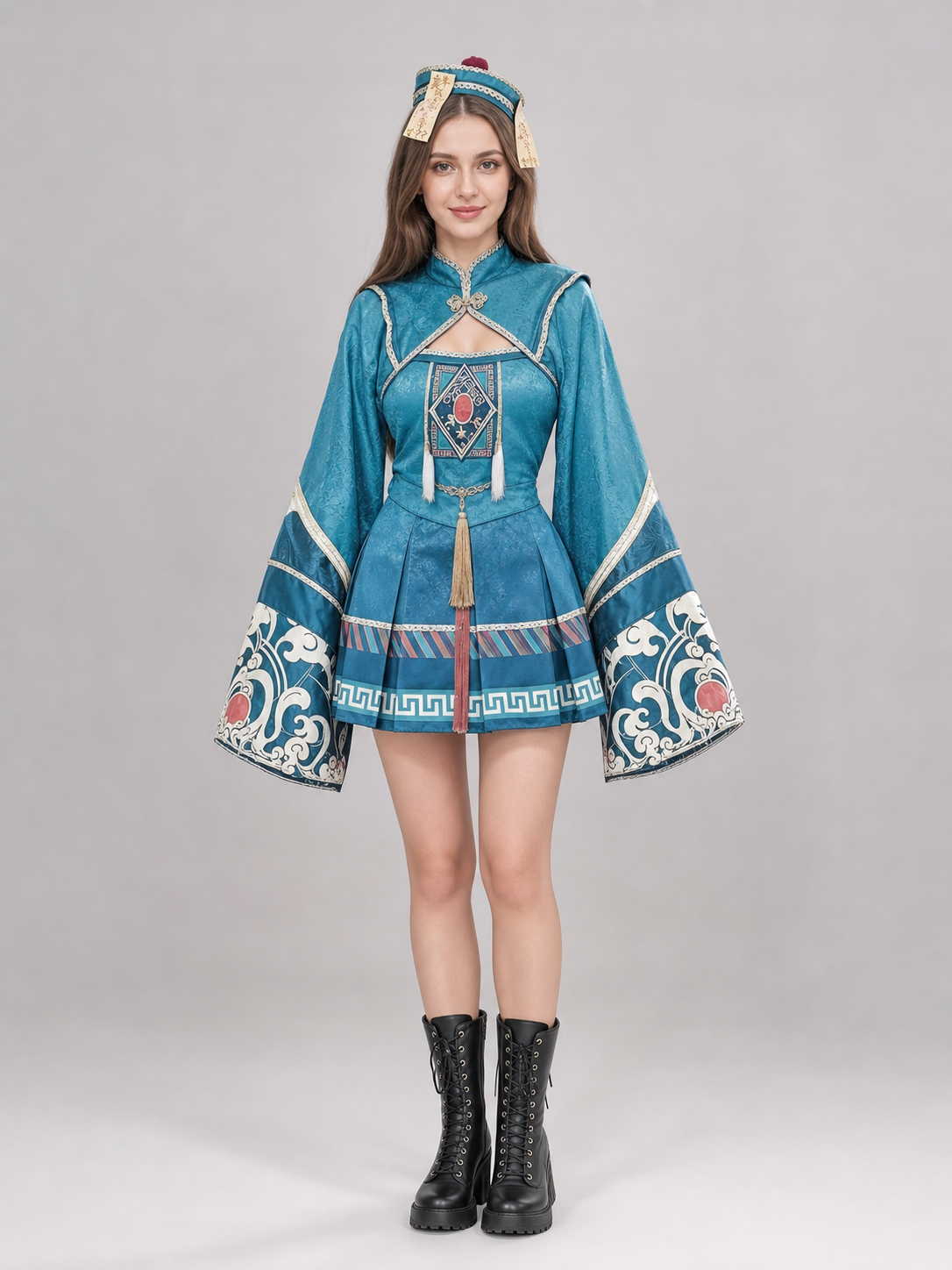 Zombie Lolita Costume: Dress, Headpiece, and Wig