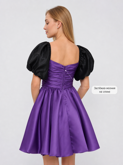 Halloween Pumpkin Dress for Girls with Headband
