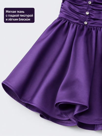 Halloween Pumpkin Dress for Girls with Headband