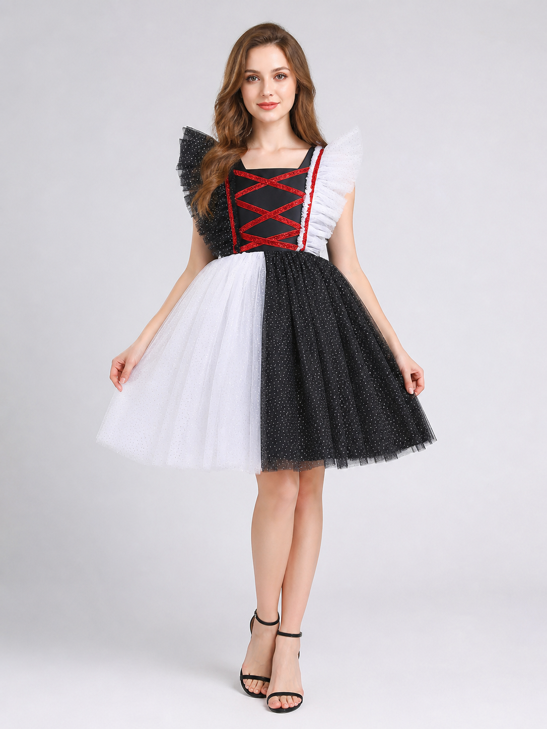 Girls' Pumpkin Halloween Dress