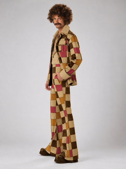 Retro 70s Disco Costume, Patchwork