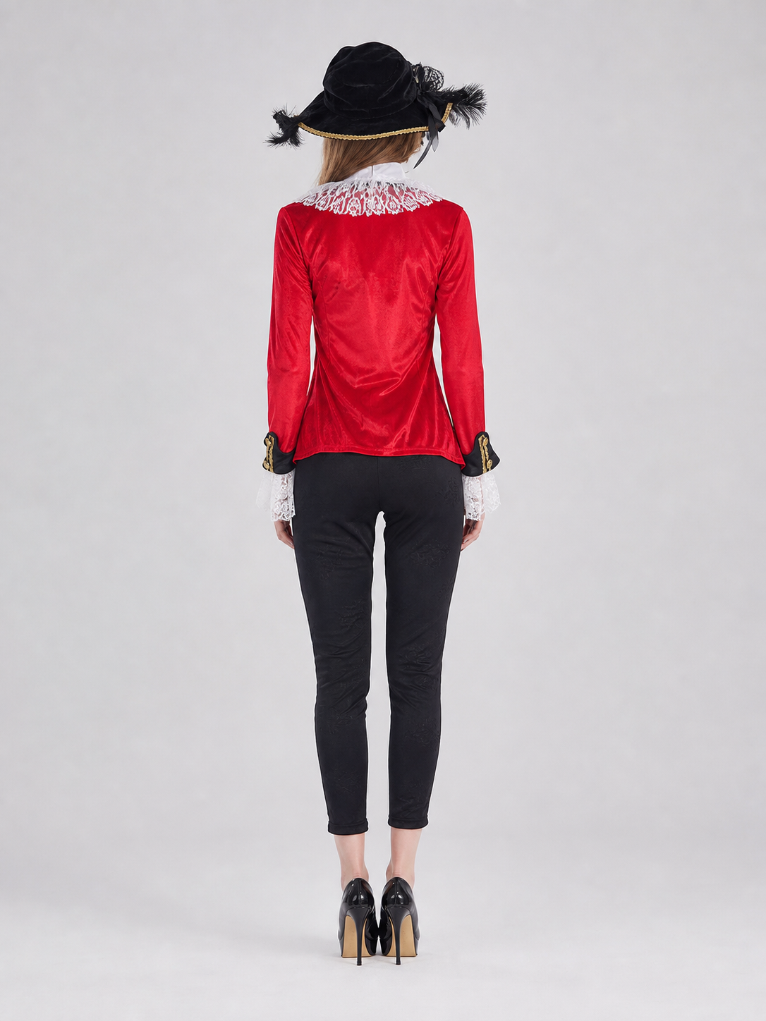 Black Pirate-Style Costume Pants