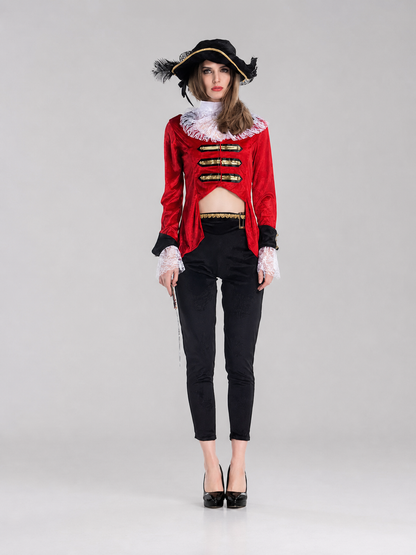 Black Pirate-Style Costume Pants