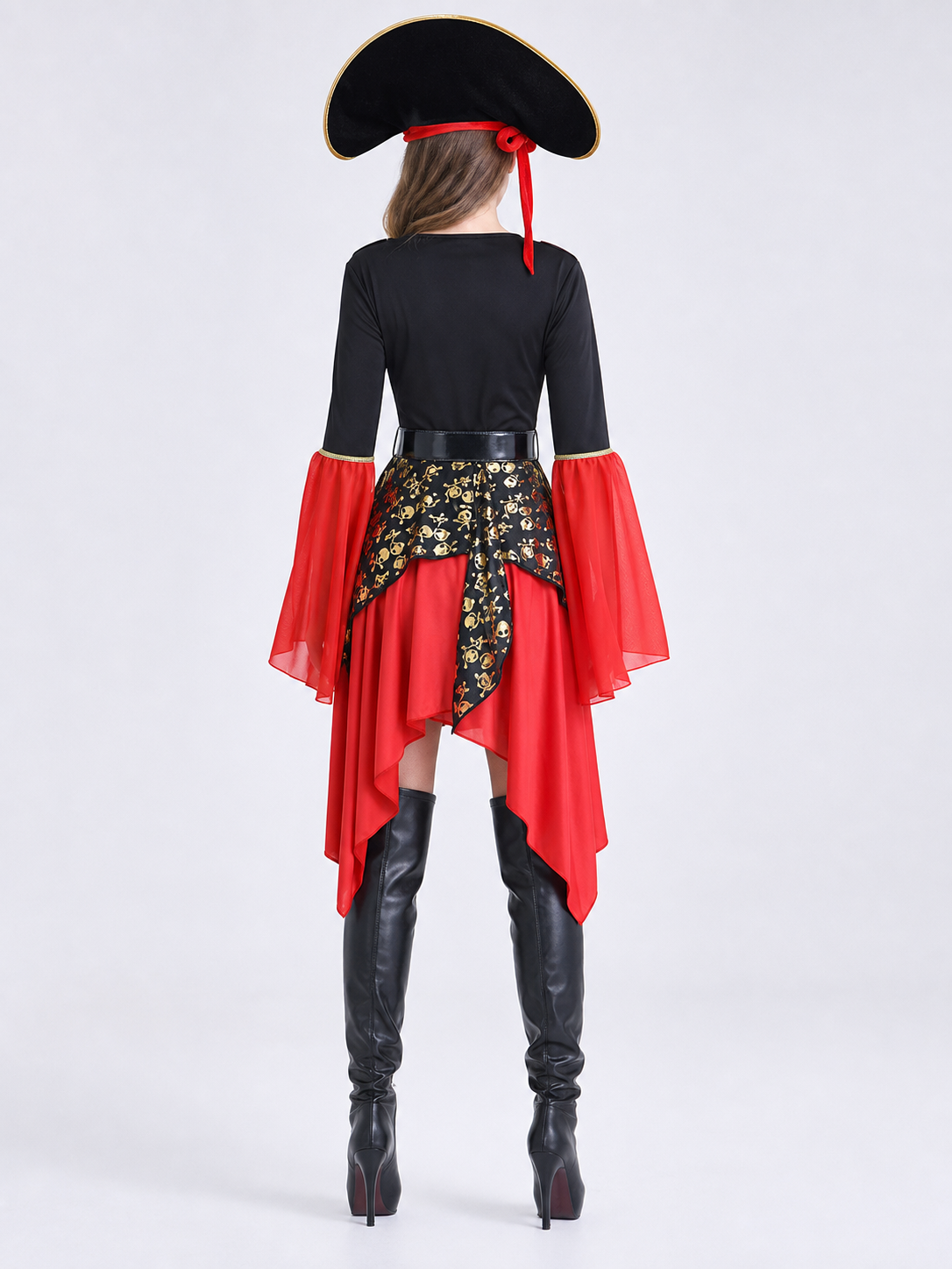 Pirate costume with hat and dress
