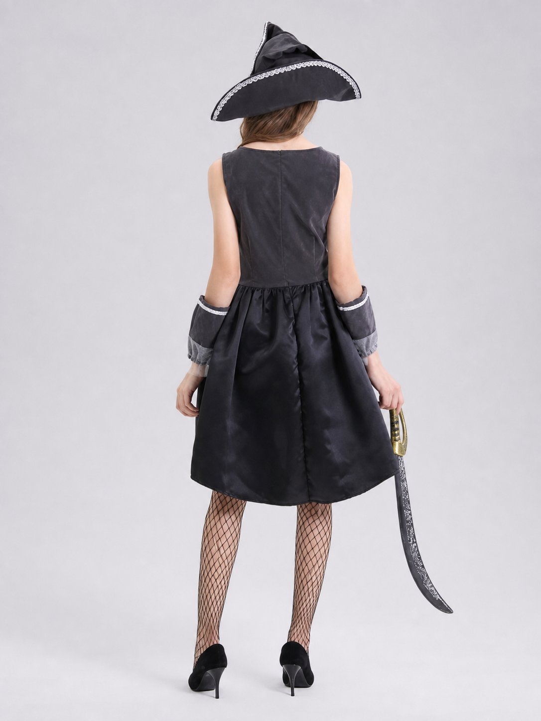 Pirate Carnival Costume with Hat and Dress