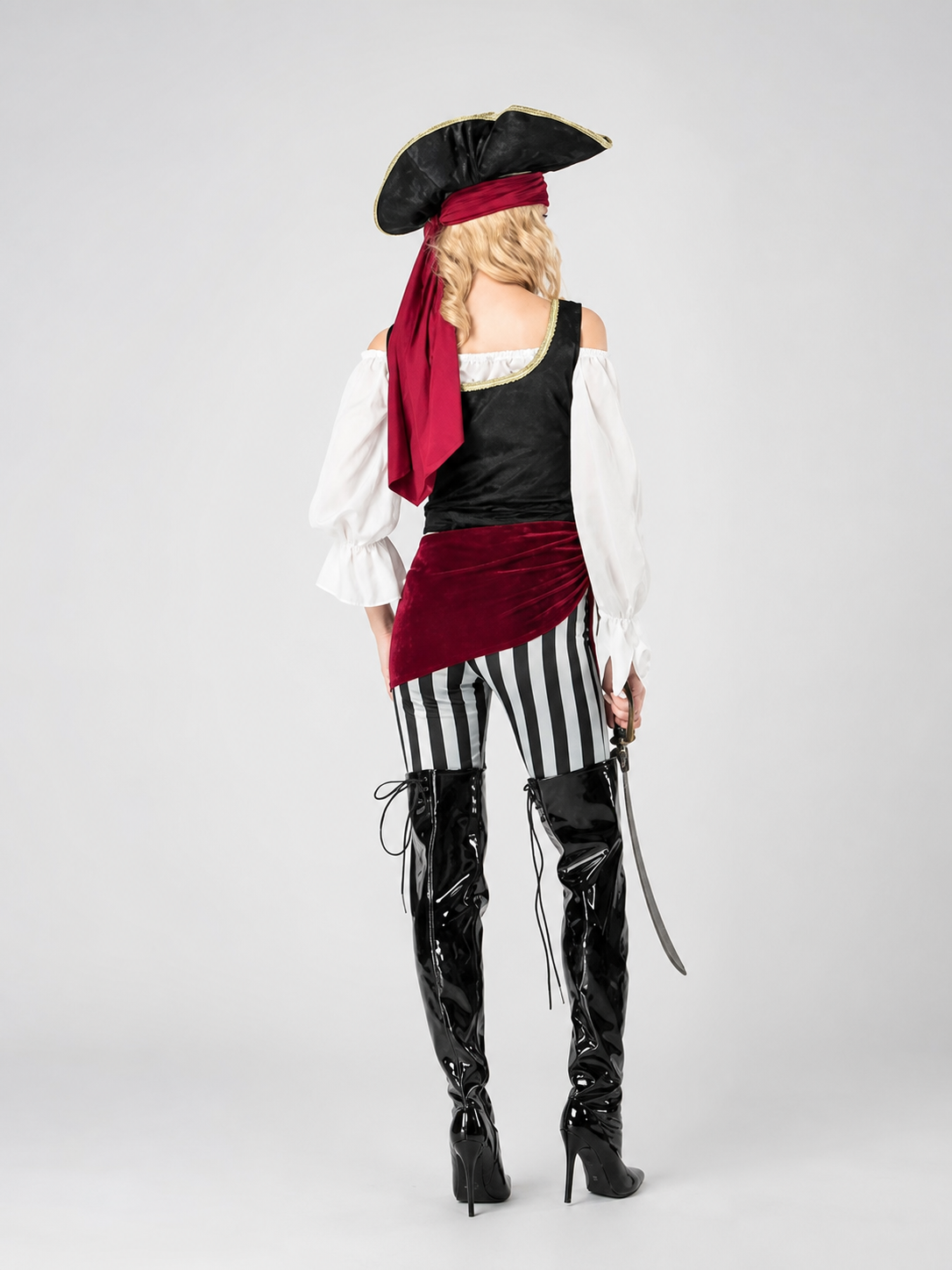 Pirate Costume with Hat and Boots