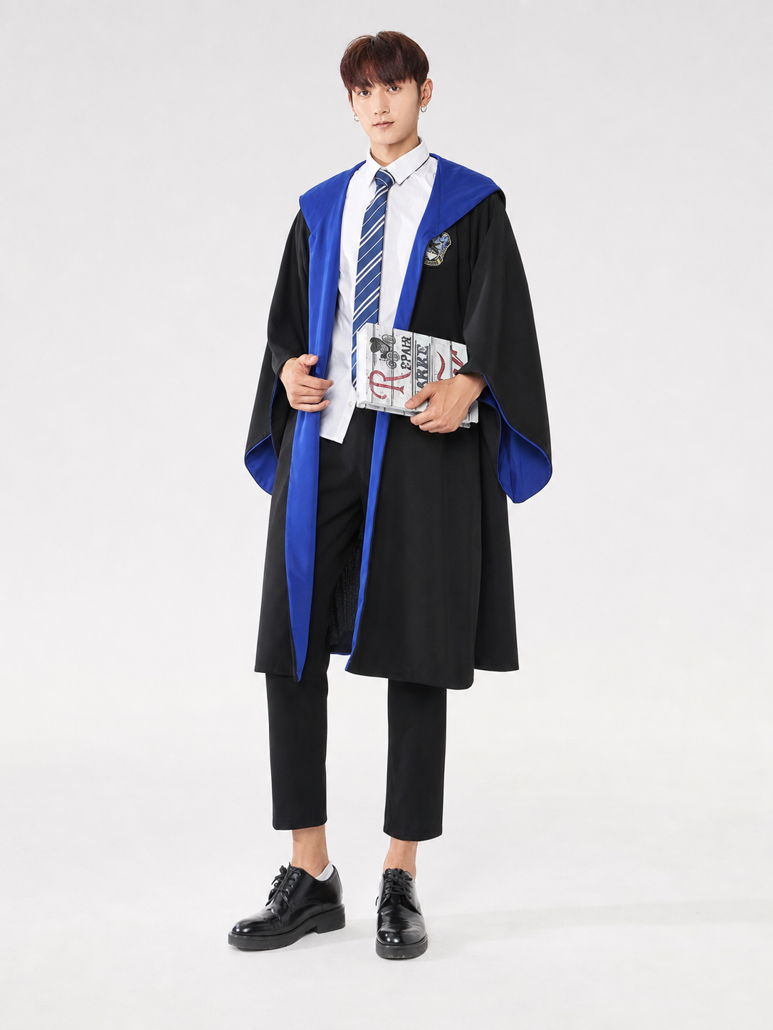 Wizard Costume with Robe, Shirt, and Tie