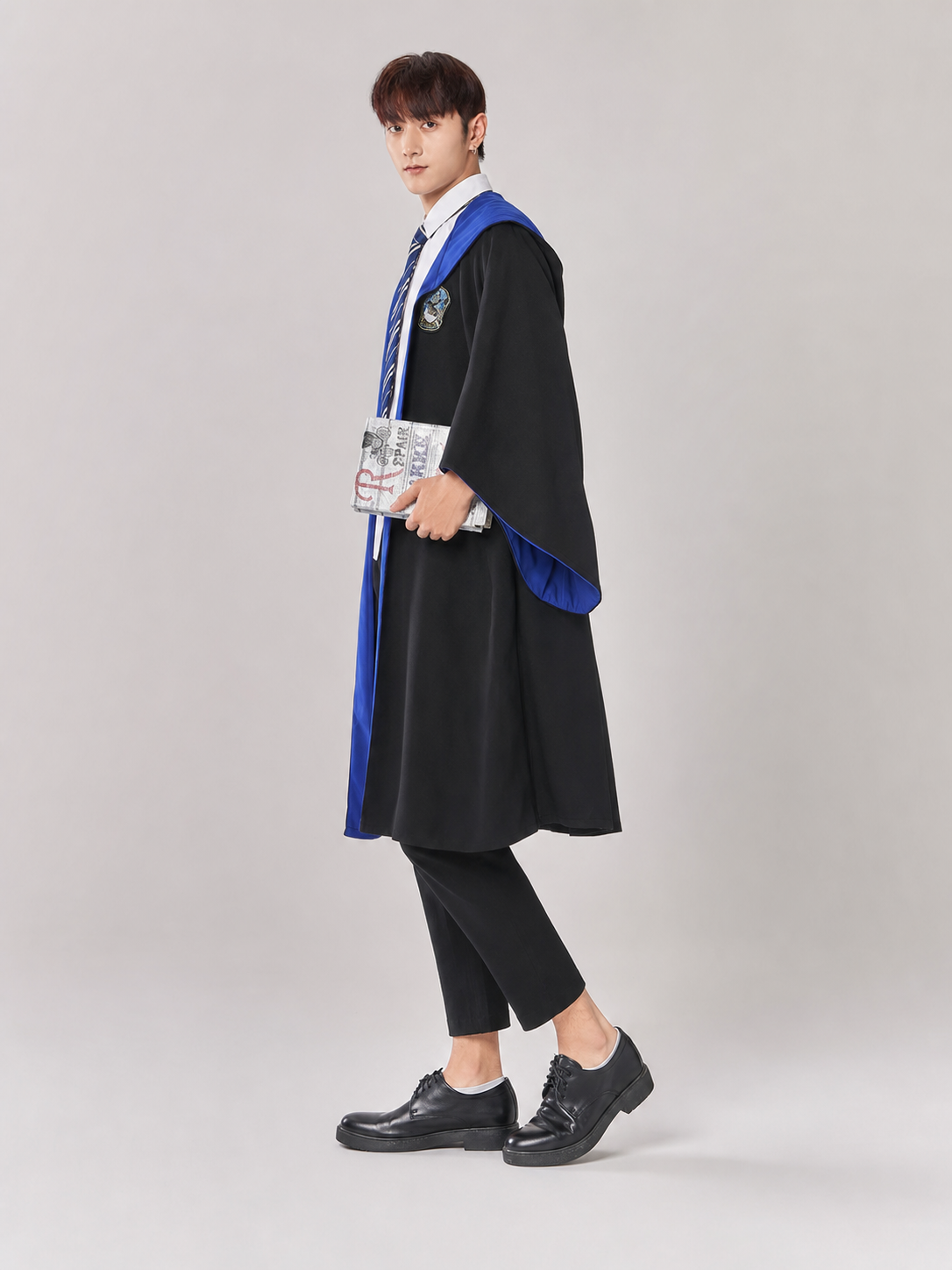 Wizard Costume with Robe, Shirt, and Tie