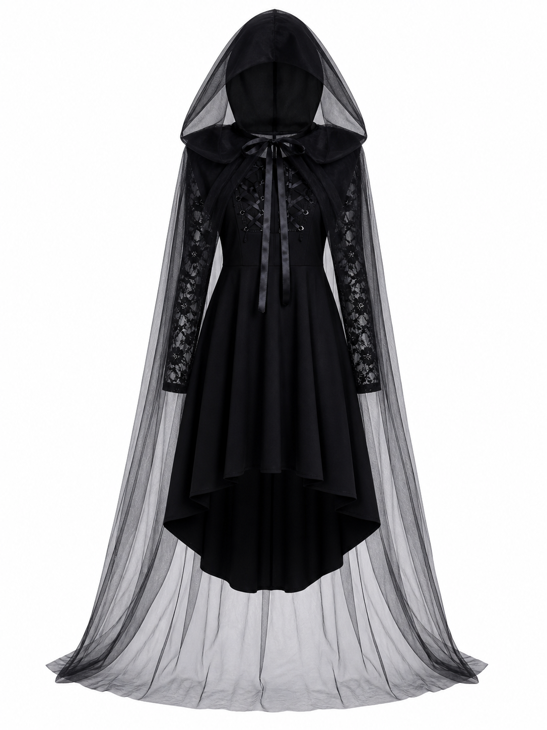Women's Gothic Hooded Halloween Costume