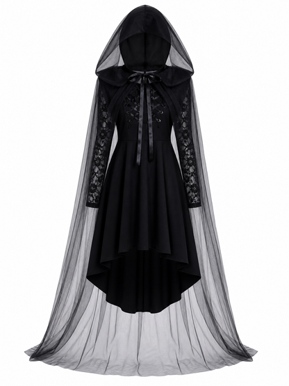 Women's Gothic Hooded Halloween Costume