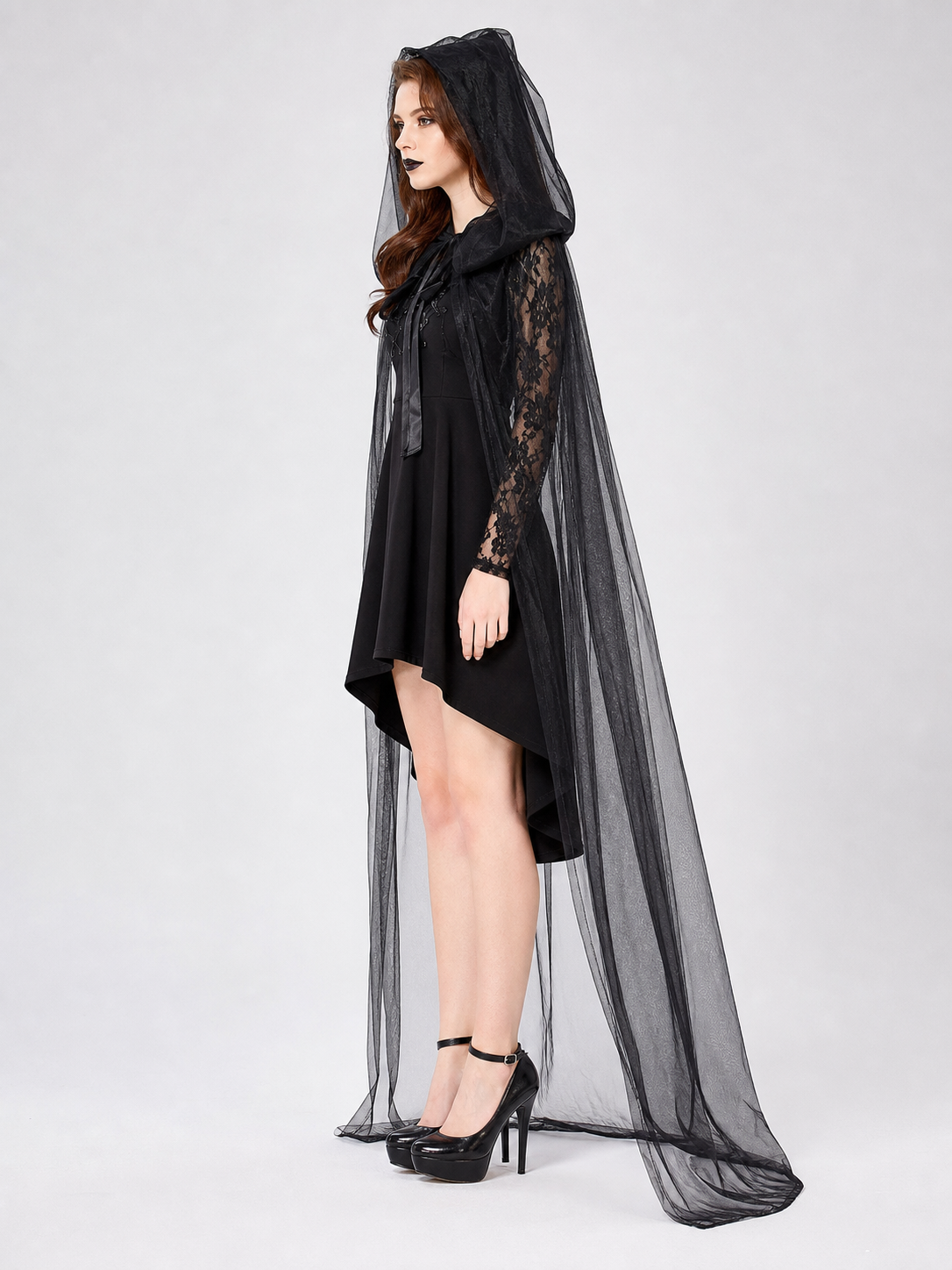 Women's Gothic Hooded Halloween Costume