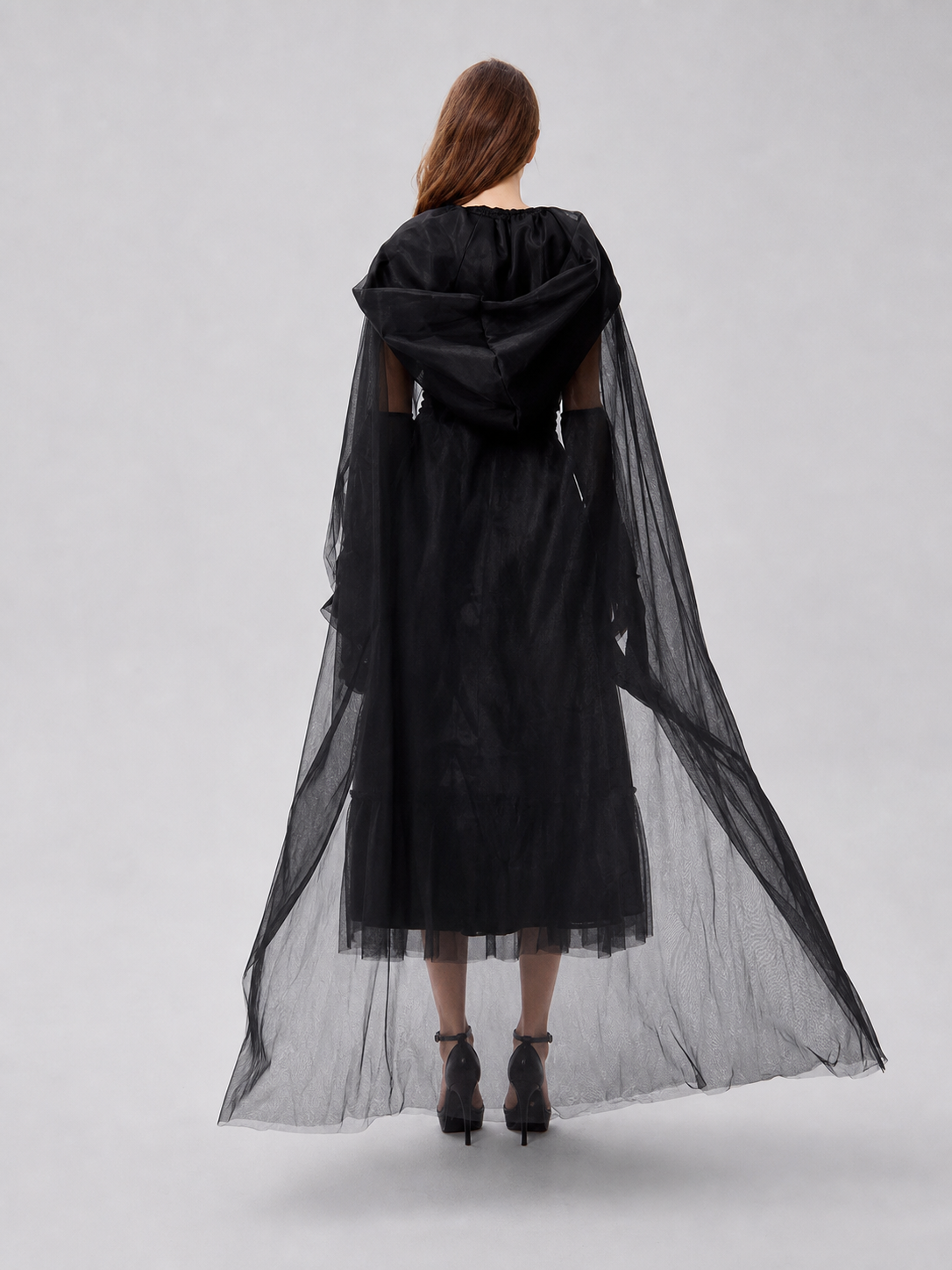 Women's Gothic Hooded Dress Costume