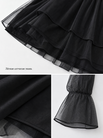 Women's Gothic Hooded Dress Costume