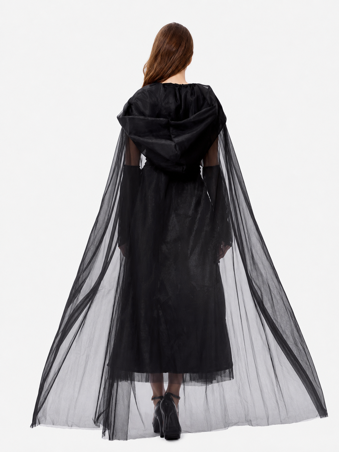 Women's Gothic Hooded Dress Costume