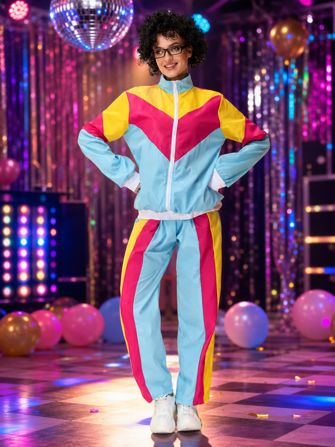 Retro Disco Outfit, Jacket and Pants Set