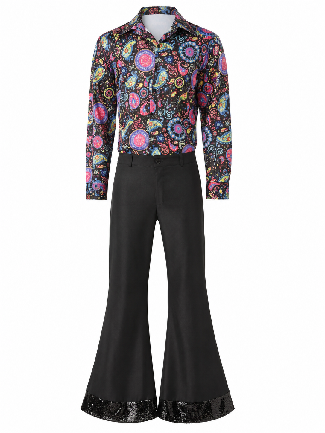 Retro 70s Disco Costume, 2 Pieces