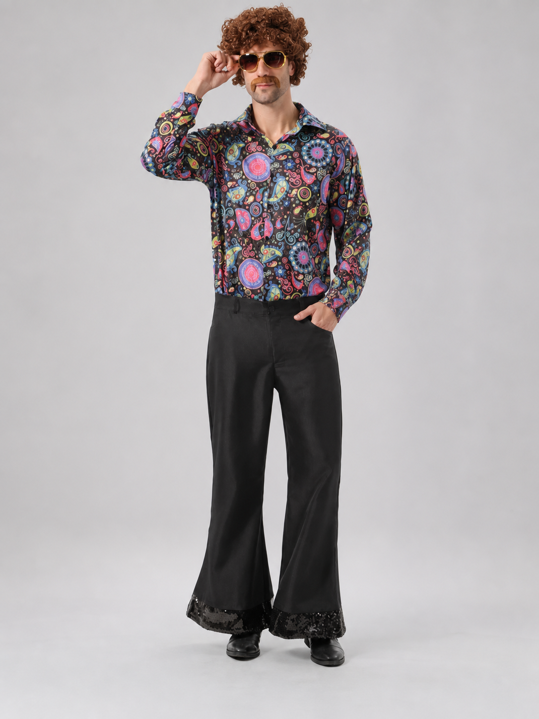 Retro 70s Disco Costume, 2 Pieces