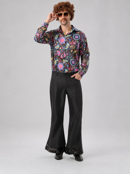Retro 70s Disco Costume, 2 Pieces
