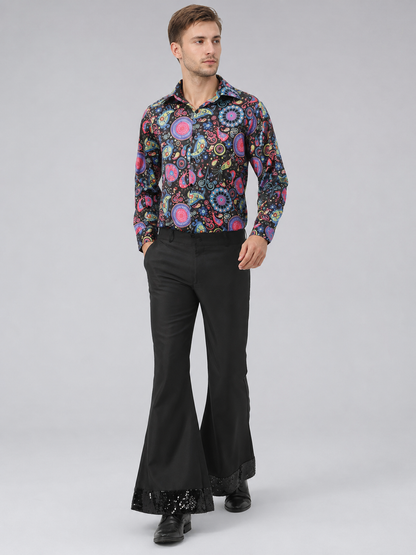 Retro 70s Disco Costume, 2 Pieces