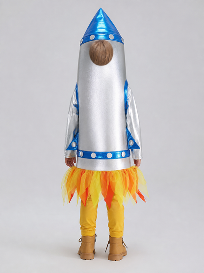 Children's Rocket Costume with Hood for Parties