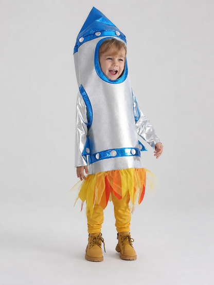 Children's Rocket Costume with Hood for Parties