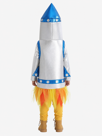 Children's Rocket Costume with Hood for Parties