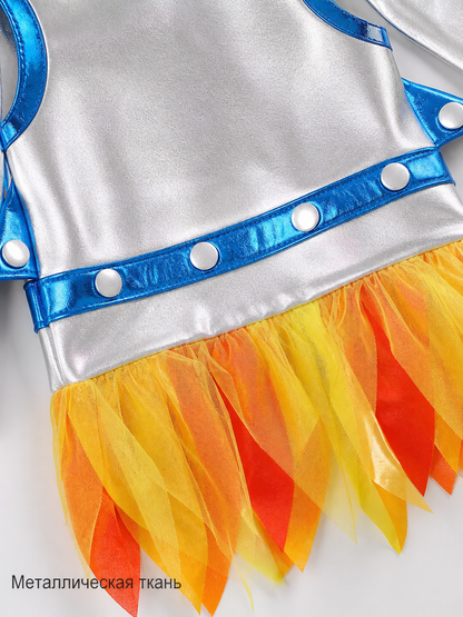 Children's Rocket Costume with Hood for Parties