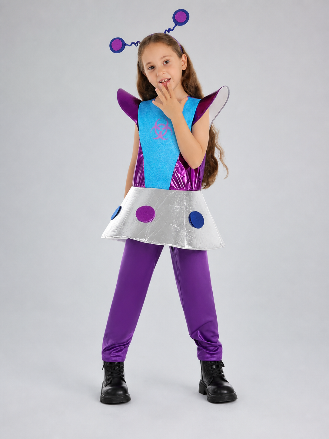 Children's Alien Costume with Headband and Pants
