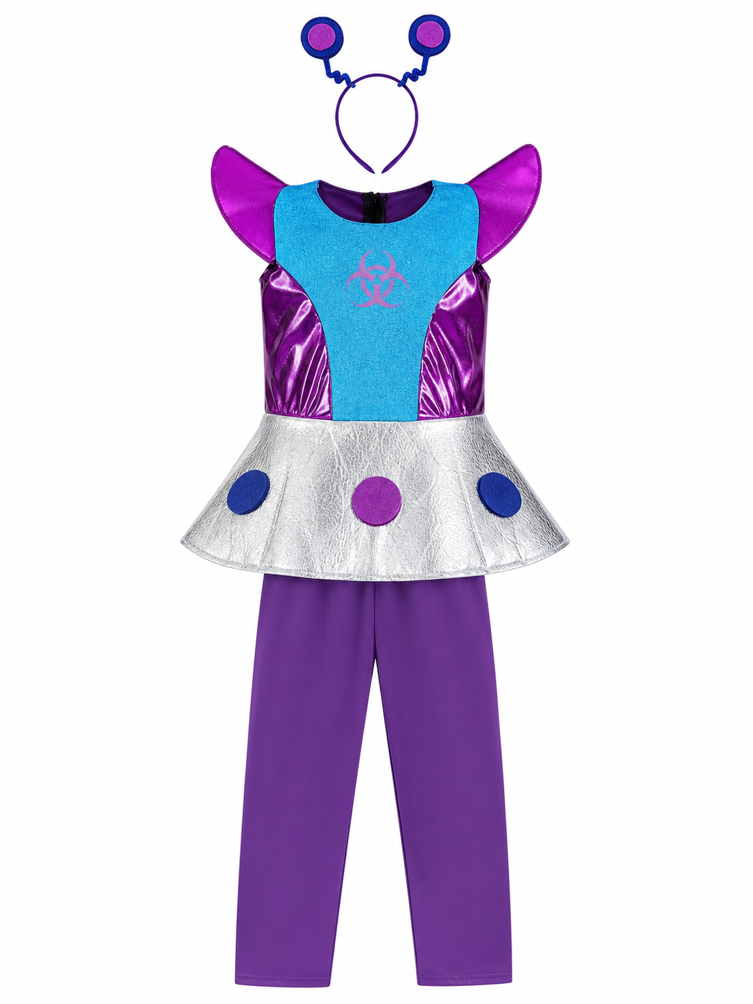 Children's Alien Costume with Headband and Pants