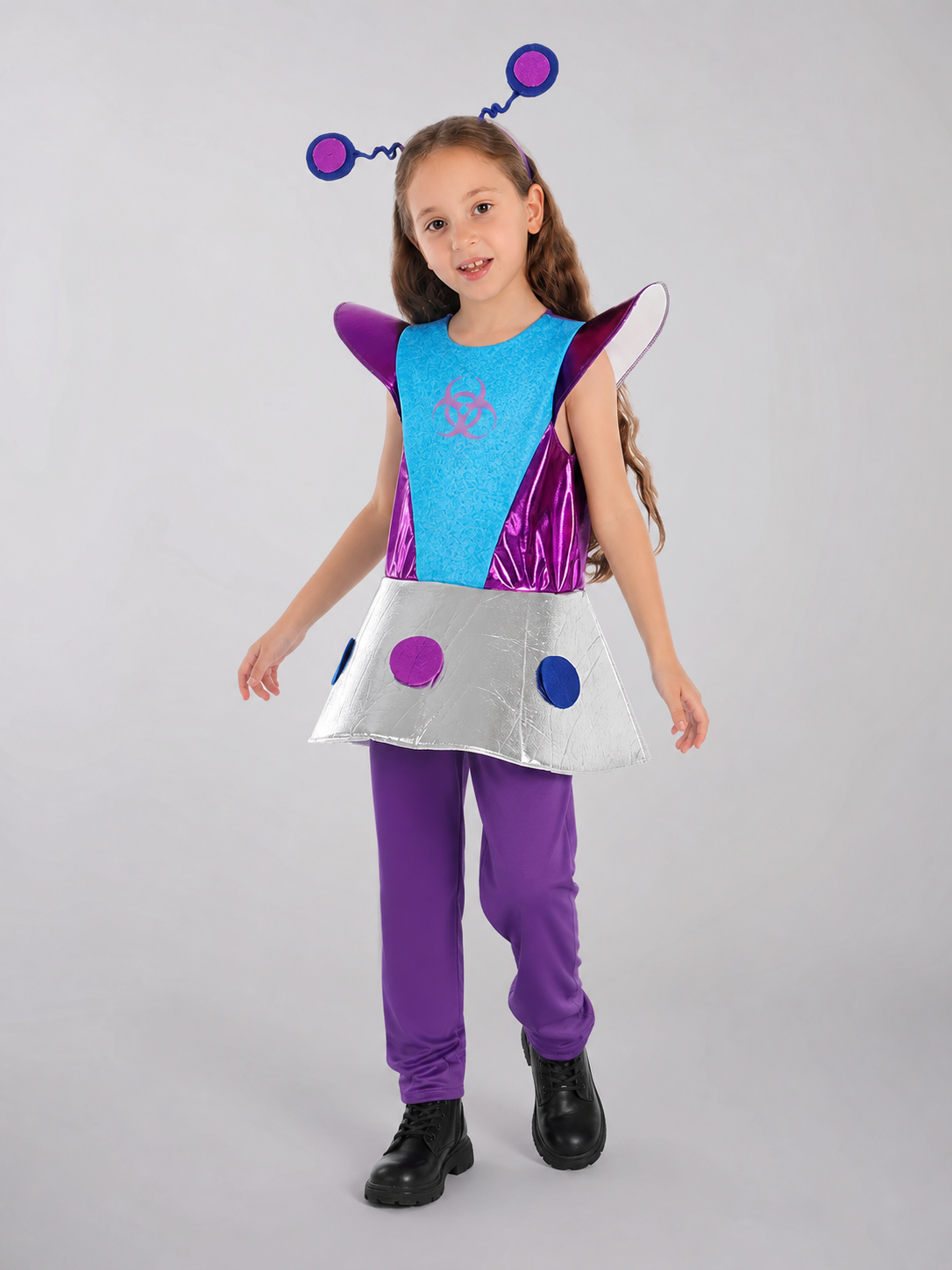 Children's Alien Costume with Headband and Pants