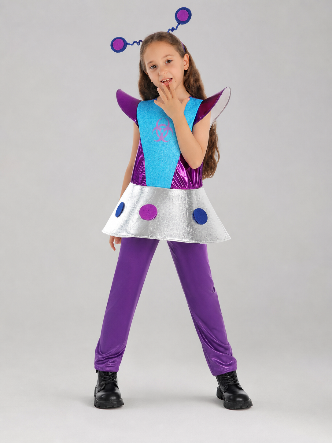 Children's Alien Costume with Headband and Pants