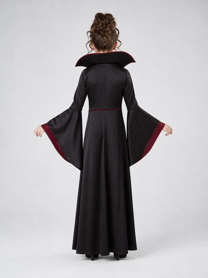 Kids' Gothic Vampire Dress, Carnival Costume