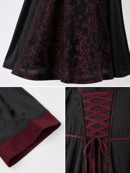 Kids' Gothic Vampire Dress, Carnival Costume